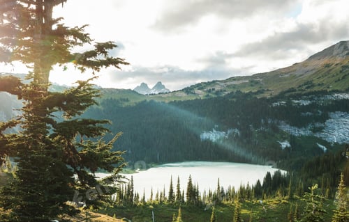 Preview: Mountains lake