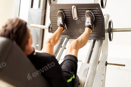 Preview: Leg day and workout in a gym