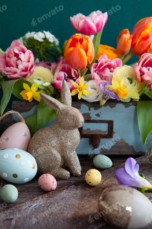 Preview: Colorful spring flowers
