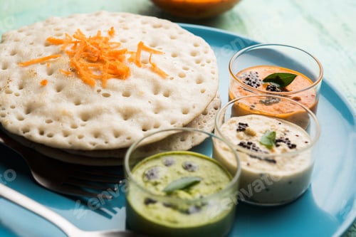 Preview: Set Dosa or Oothappam style dosa is a popular south Indian food