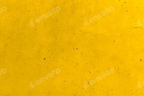 Preview: Dirty old cracked yellow concrete wall texture background. Grunge and rough texture.