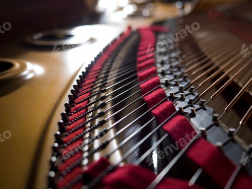 Preview: Interior of a concert grand piano