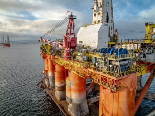 Preview: Oil and Gas Drilling Platform at Sea