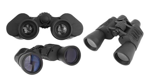 Preview: Binoculars isolated on a white background