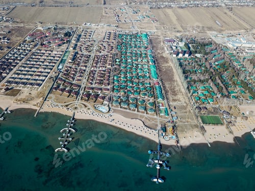 Preview: Aerial view of resort apartments