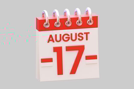 Preview: August 17th Calendar Page