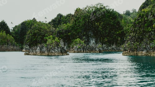 Preview: Small rocky islands in Pianemo, Raja Ampat, West Papua, Indonesia