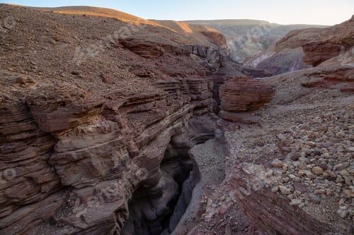 Preview: Landscape view of the Red Canyon in Eilat, Israel