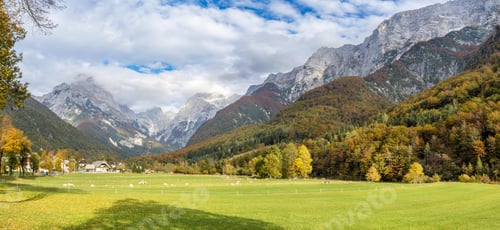 Preview: Log pod Mangartom village Slovenia
