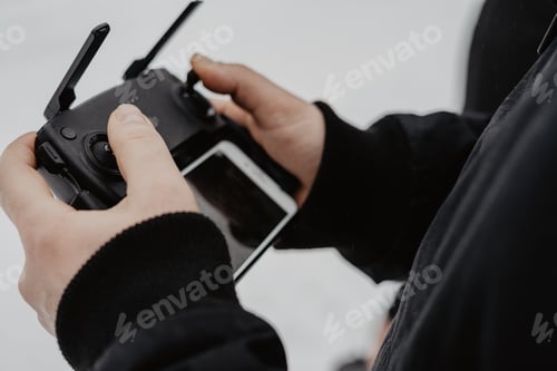 Preview: using technology/ drone / using mobile / technologies/ taking photo