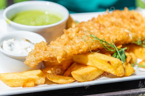 Preview: Fish and Chips with peas