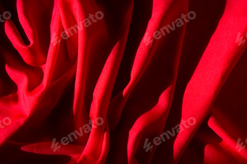 Preview: Valentine Elegance: Scarlet Velvet Textures for Lovers' Day. Red sensual background