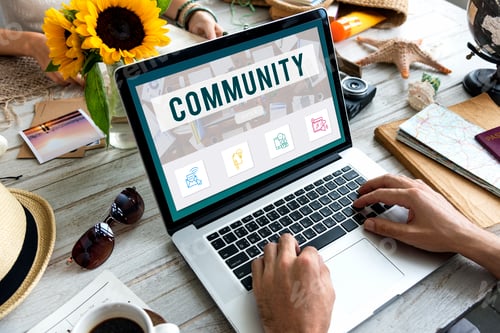 Preview: Community Online Communication Connection Concept