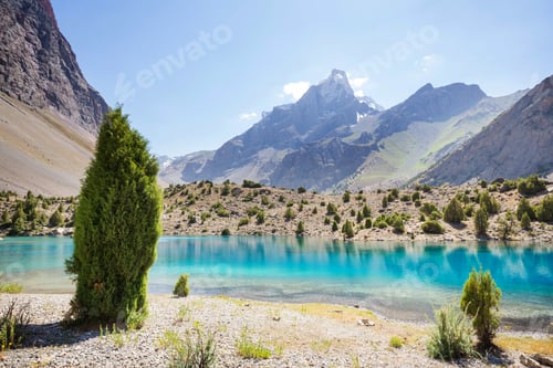 Preview: Fann mountains lake