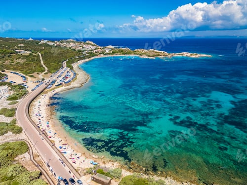 Preview: Rena di Ponente & Rena di Levante (Spiaggia dei Due Mari), Sardinia – Aerial View