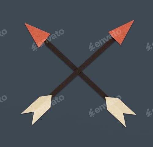 Preview: Bow archery icon symbol illustration