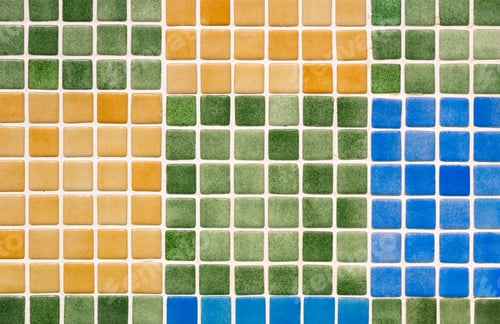 Preview: Multicolored glass tiles mosaic - Colorful background blocks pattern
