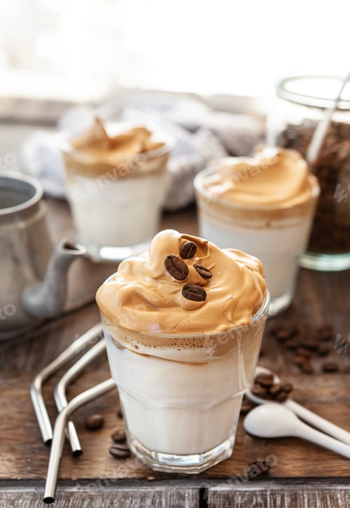 Preview: Whipped Coffee in a glass