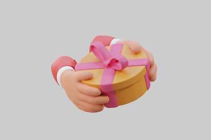 Preview: Financial gift with pink bow