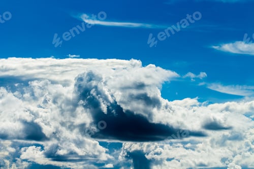 Preview: colorful dramatic sky with cloud at sunset.