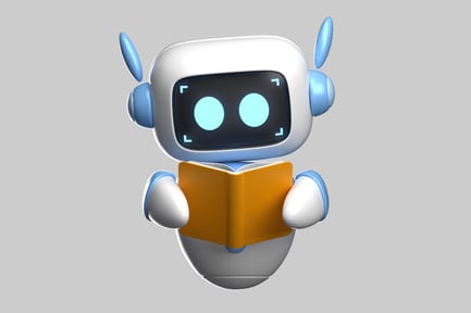 Preview: Learning bot with book