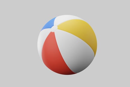 Aperçu: Thème estival de ballon de plage gonflable