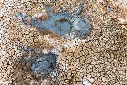 Preview: Mud volcano crater, top view