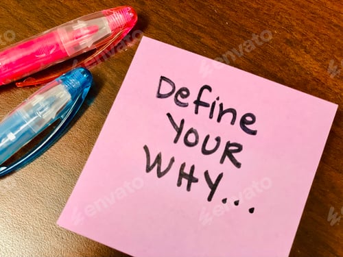 Preview: Define your why, the reason you set goals to be your best self, what drives you?