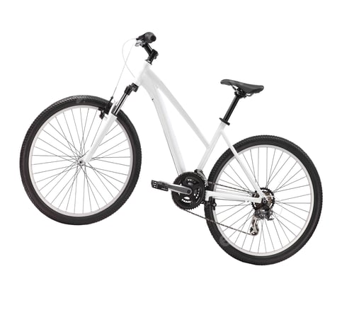 Preview: white bike isolated