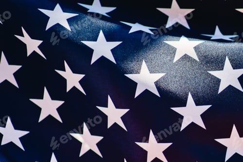 Preview: Stars and Stripes Fabric Close-Up