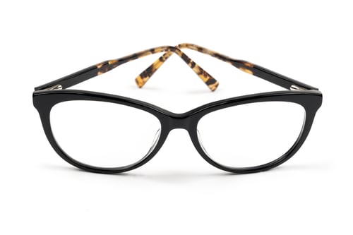 Preview: Glasses with black and tortoiseshell frames