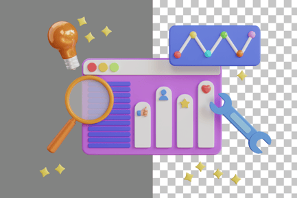 Preview: Data Analysis 3D Icon