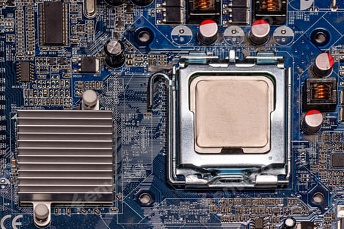 Preview: Close-up computer mother board