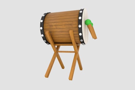 Preview: Mosque Drum 3D illustration