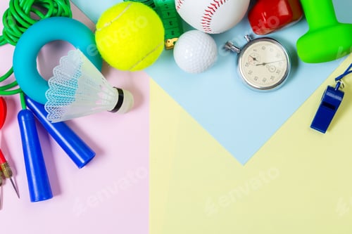 Preview: Assorted sports equipment