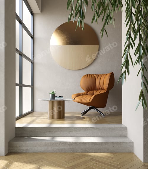 Preview: Modern style conceptual interior room