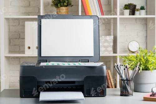 Preview: Photocopier machine for document printing in the office