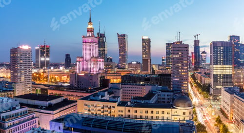 Preview: Warsaw, Poland panorama