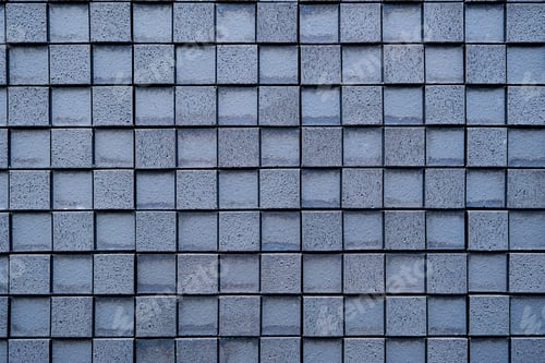 Preview: Brick wall with black square brick