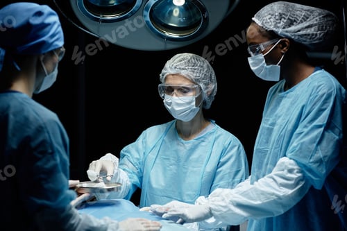 Preview: Surgeons Working Diligently in Modern Operating Room