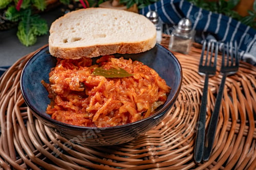 Preview: Fish stew with vegetables.