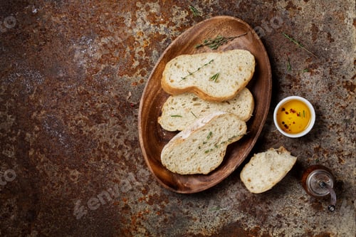 Preview: Sliced fresh Ciabatta
