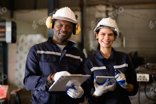 Preview: Professional worker of manufacturing plant factory