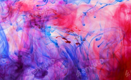 Preview: Ink Bright In Water As A Background Texture