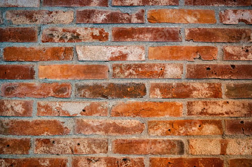 Preview: Weathered structure of orange brick wall background