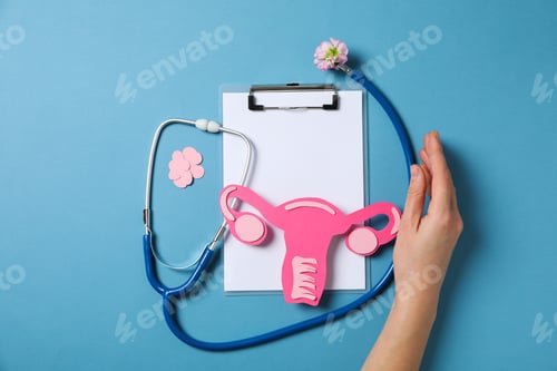 Preview: Women's health and women's healthcare concept with uterus