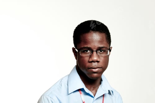 Preview: Man wearing eyeglasses, portrait