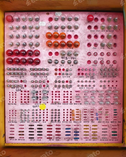 Preview: automotive light bulb collection full frame