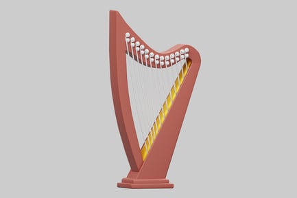 Preview: Classical musical harp instrument
