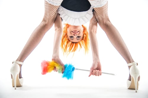 Preview: Maid. A Woman Dressed In A Maid Costume. It Makes Cleaning The House.